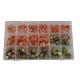 Assortiment koperen ringen en aftappluggen 534 stuks