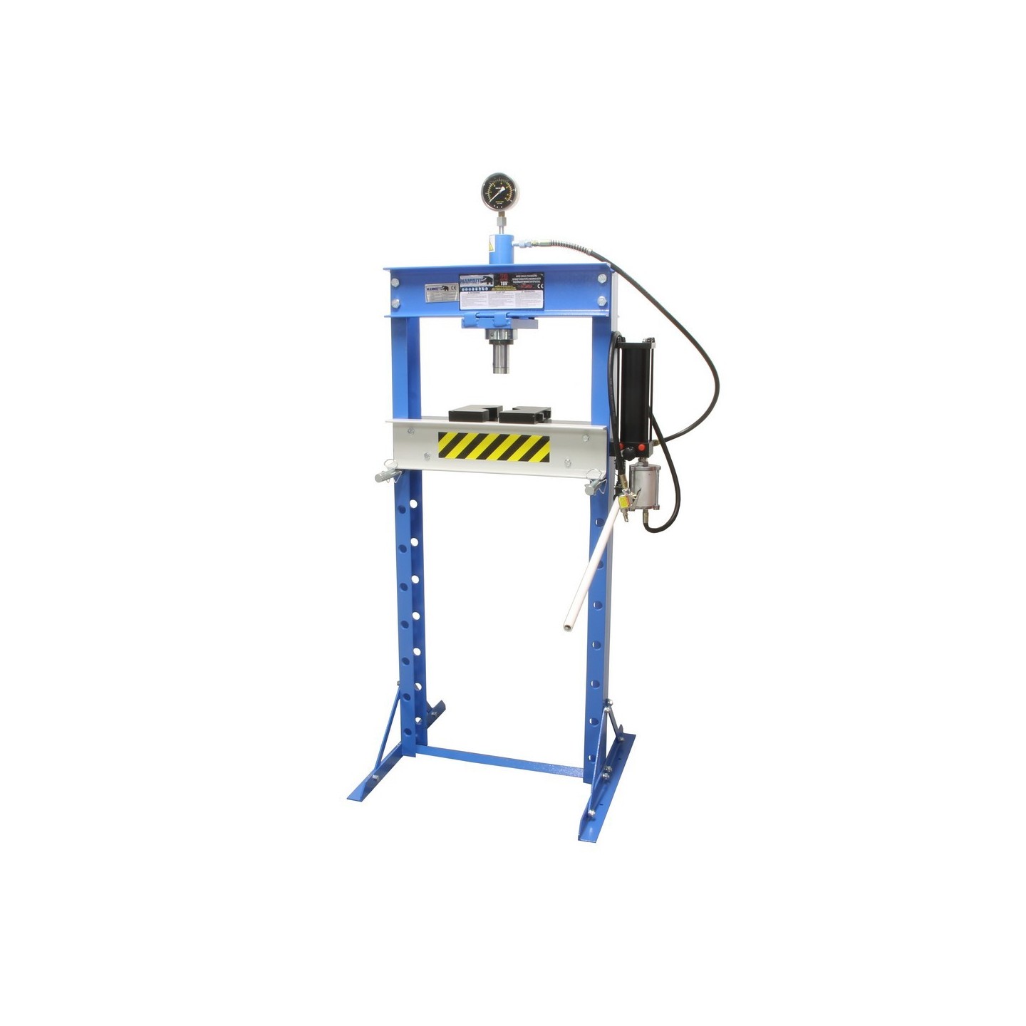 Werkplaatspers hydraulisch 20 ton pneumatisch