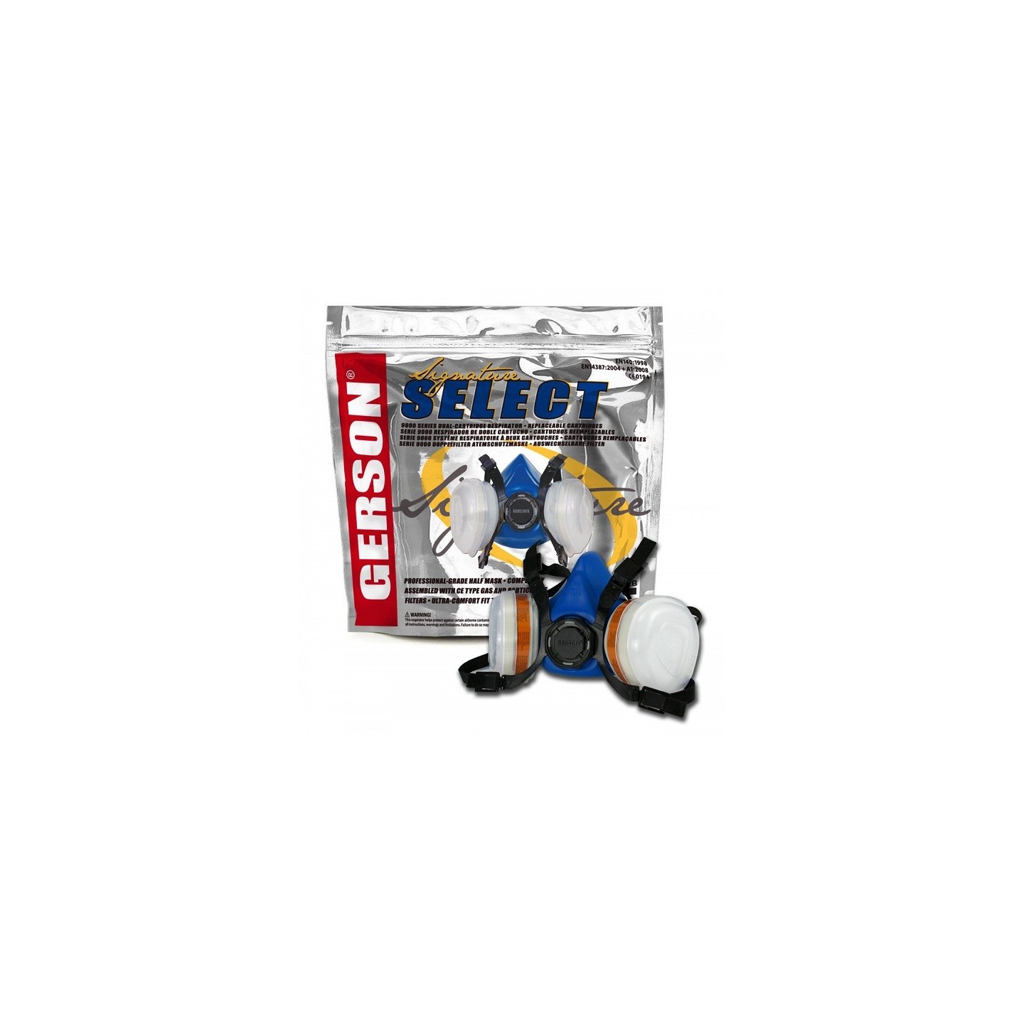Gerson 9311E2B halfgelaatsmasker spuitmasker Maat L