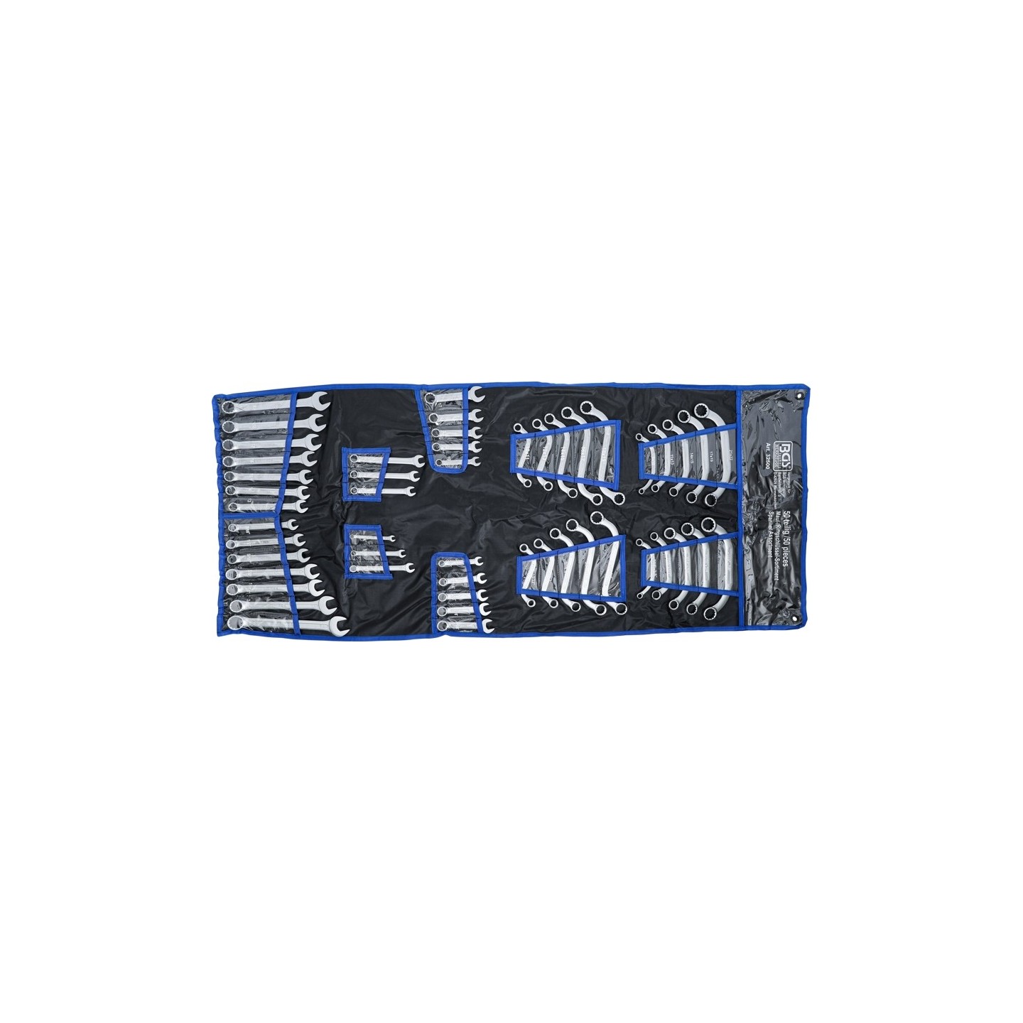 Steek-/ringsleutelassortiment Inch / Metrisch | 50-dlg BGS 32500