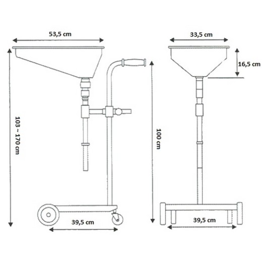 Olie opvangbak 75 liter