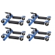 Automovers Mechanisch - set van 4 stuks.