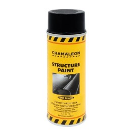 Structuurspray fijn zwart spuitbus 400 ml - Chamäleon
