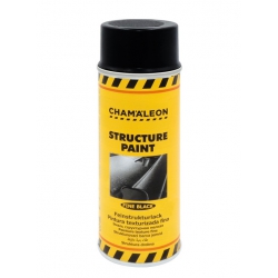 Structuurspray fijn zwart spuitbus 400 ml - Chamäleon