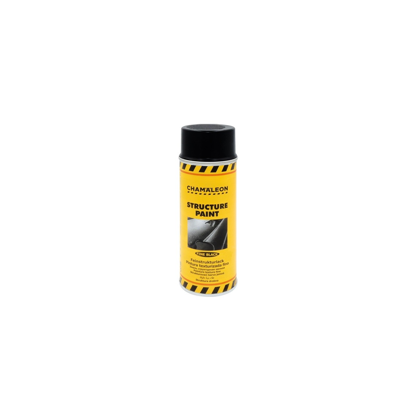 Structuurspray fijn zwart spuitbus 400 ml - Chamäleon