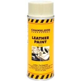 Leerverf beige / tan spuitbus 400 ml - Chamäleon