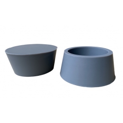 Conische siliconen stoppen 75/90 mm 2 stuks