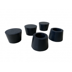 Conische siliconen stoppen 31/39 mm 5 stuks