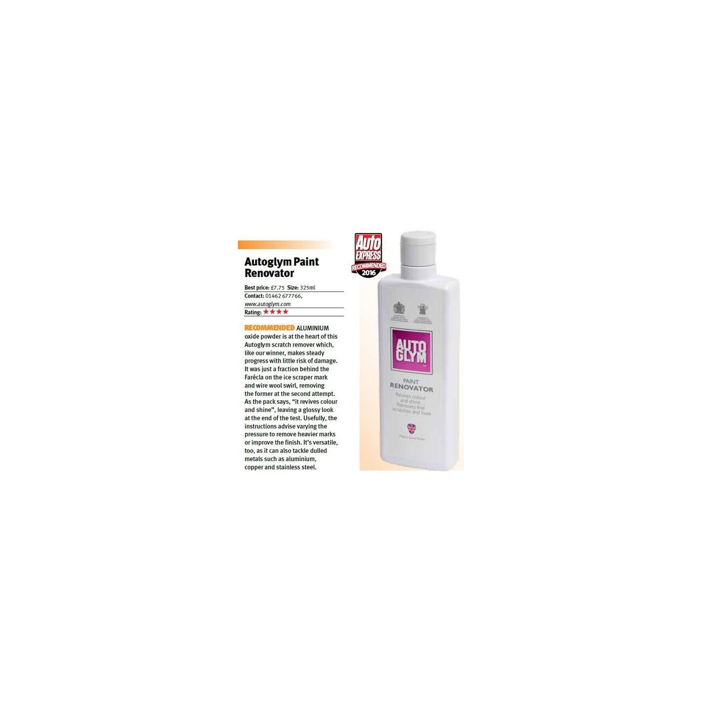 Paint Renovator 325 ml - Autoglym