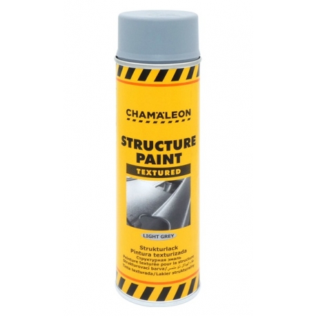 Structuurspray lichtgrijs spuitbus 500 ml - Chamäleon