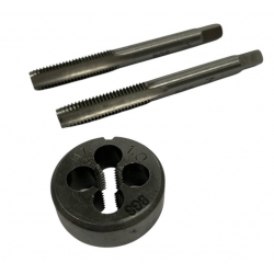 M7 x 1 mm Draadsnijtappen en draadsnijplaat