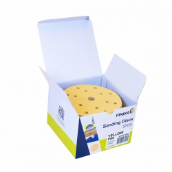 Schuurschijven Geel ø150mm 15 gaten - Finixa