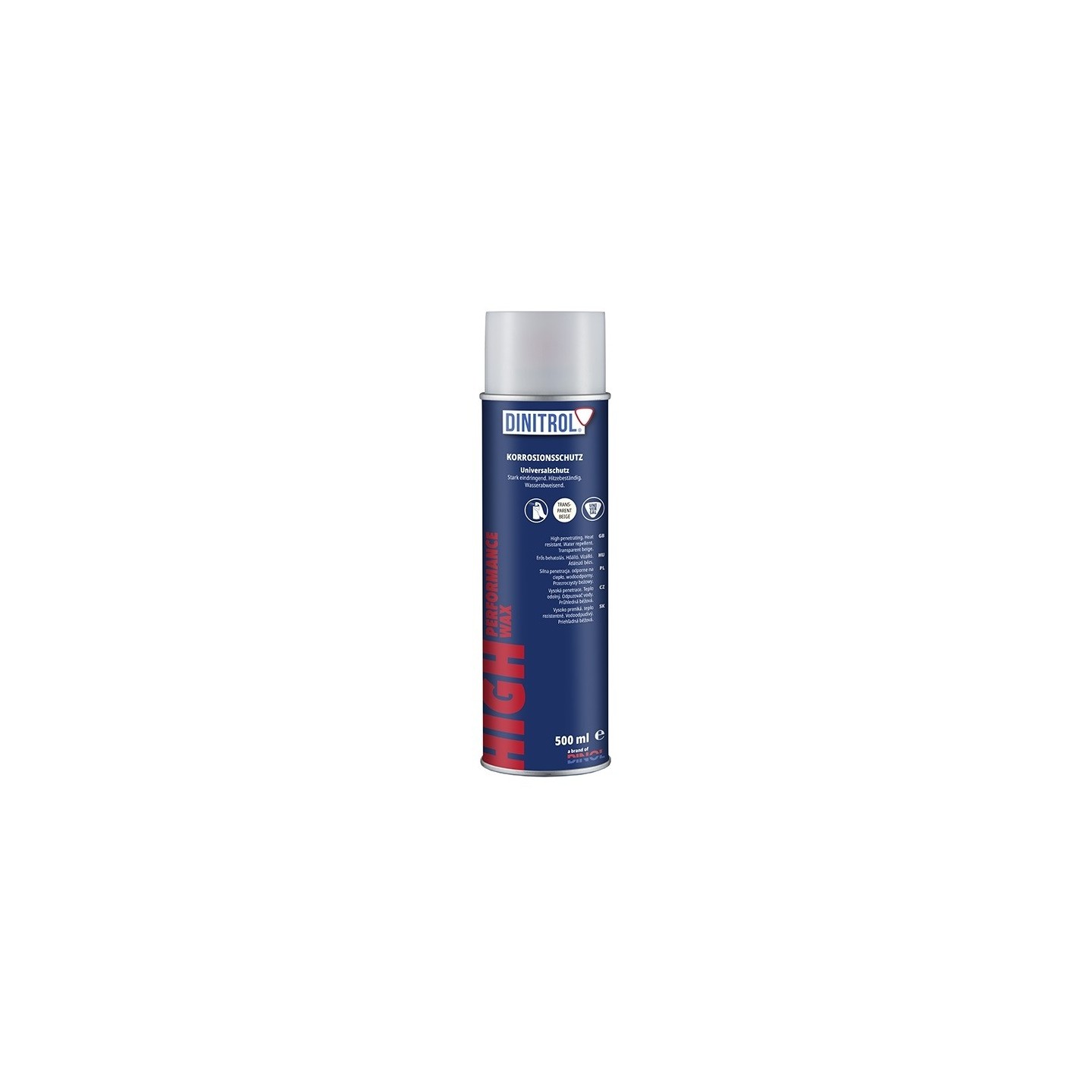 DINITROL High Performance Wax - Corrosiewerende coating - spuitbus 500 ml