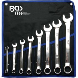 Ring/steeksleutel set 12-delig INCH maten