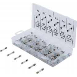 Assortiment glaszekeringen 120-delig