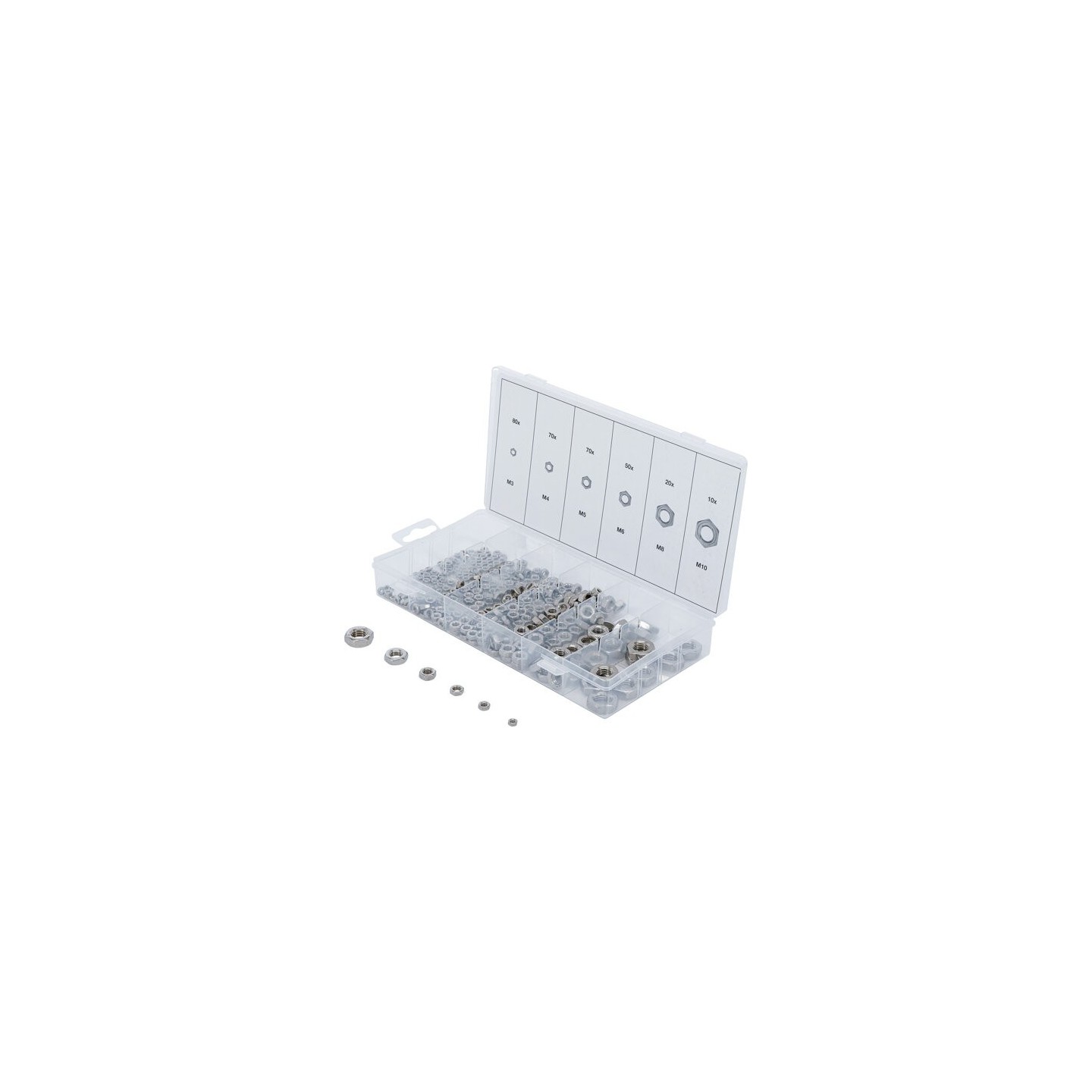 Assortiment moeren 650 st.