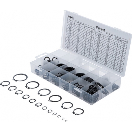 Assortiment borgring/circlip buitenwerks INCH 300 st.