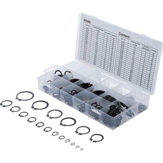 Assortiment borgring/circlip buitenwerks INCH 300 st.