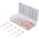 Assortiment koperen ringen 220 delig