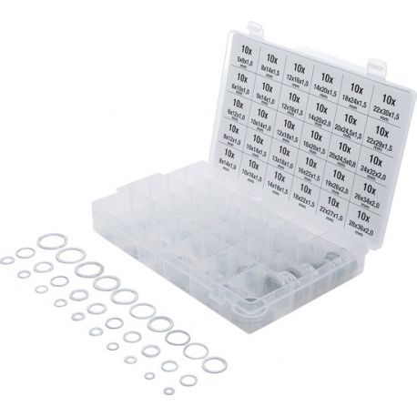 Assortiment Aluminium ringen 300 delig