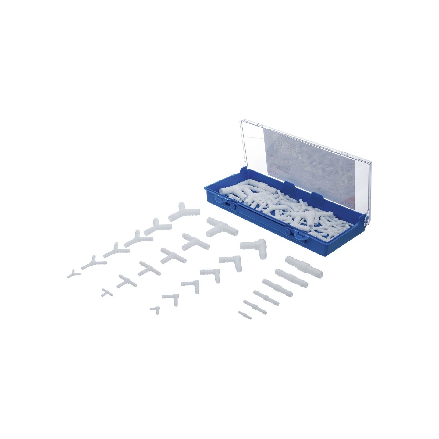 Assortiment slangverbinders, brandstofbestendig 100-dlg