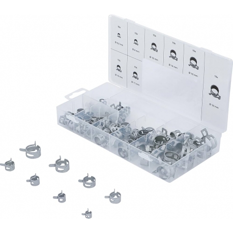 Assortiment vleugelslangklemmen 80-dlg.