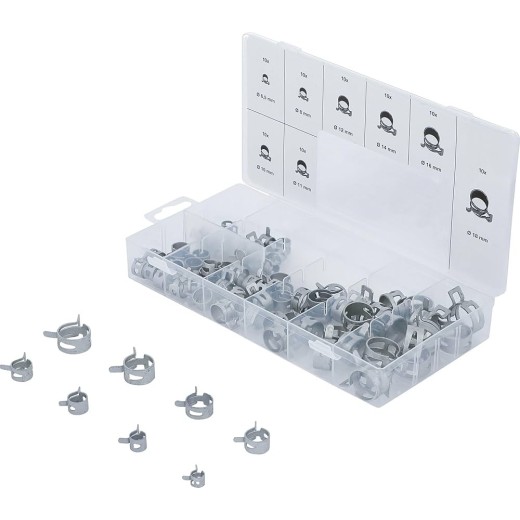Assortiment Vleugelmoeren 150 delig