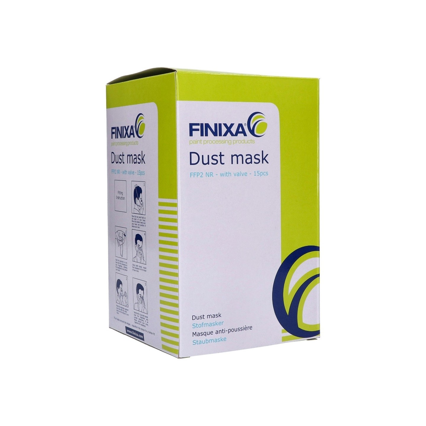 MAS 35 - stofmasker P3 met ventiel - 10st. Finixa