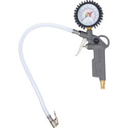 Bandenpomp met manometer BGS 3201