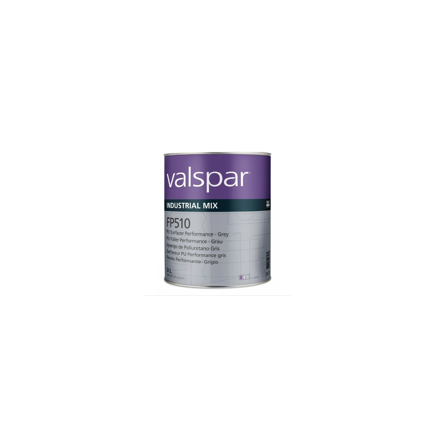 FP510 HS Surfacer Performance - Grey - 3 Liter Valspar VIM