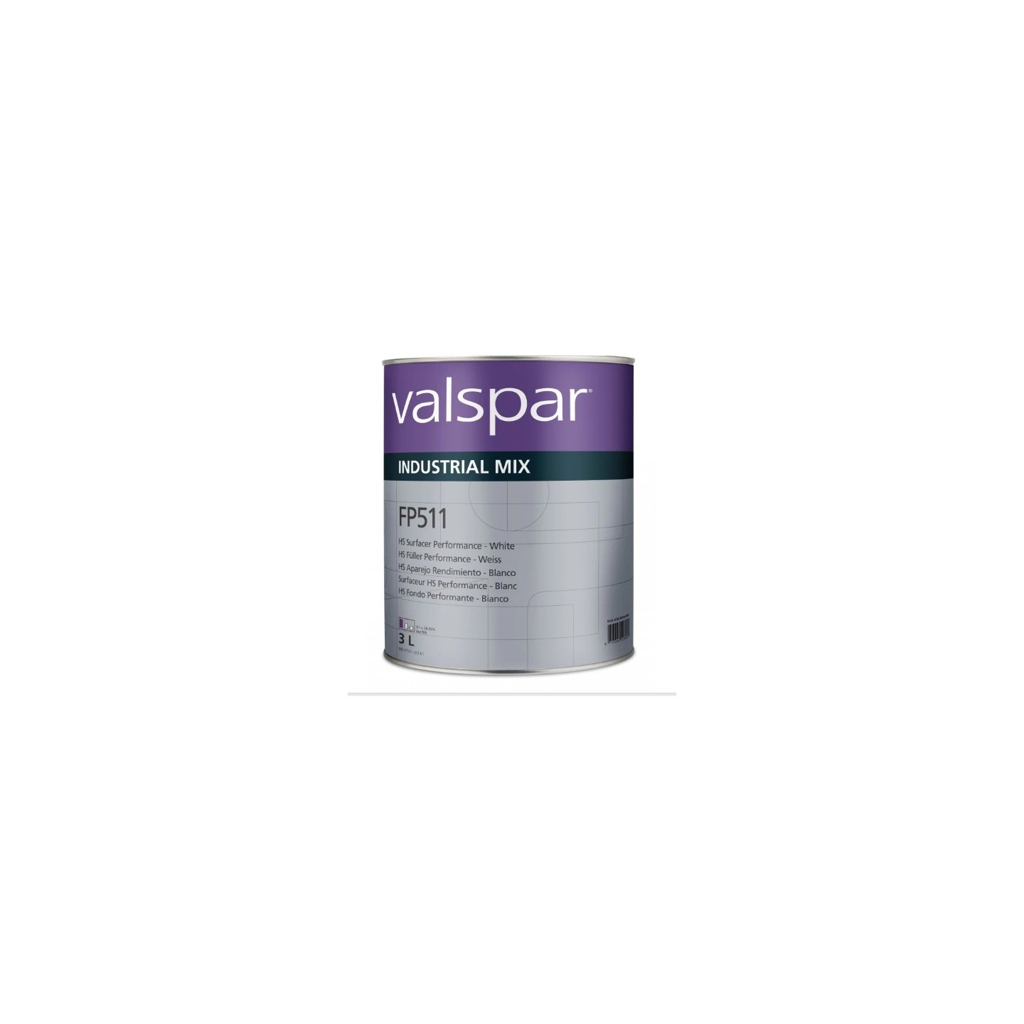 FP511 HS Surfacer Performance - White - 7 Liter Valspar VIM