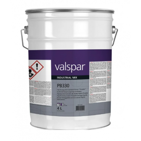 PB330 Fast Drying Anti-Corrosion Primer “Tintable” - 4 Liter Valspar VIM
