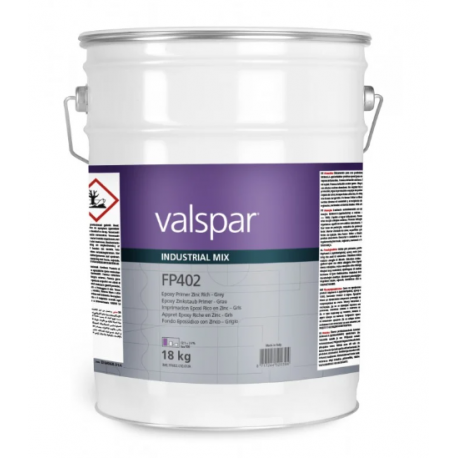 FP402 Epoxy Primer Zinc Rich - Grey - 18KG Valspar VIM