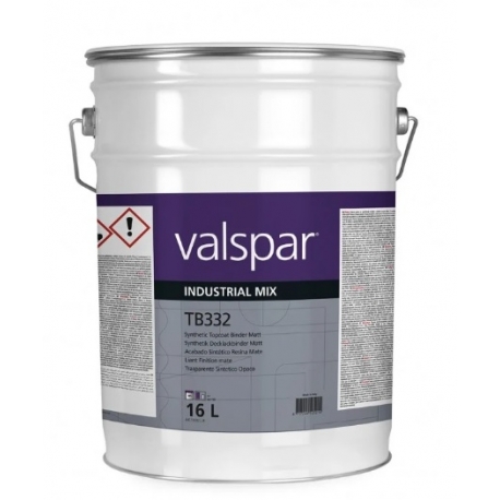 16L TB332 Synthetic Topcoat binder Matt Valspar VIM