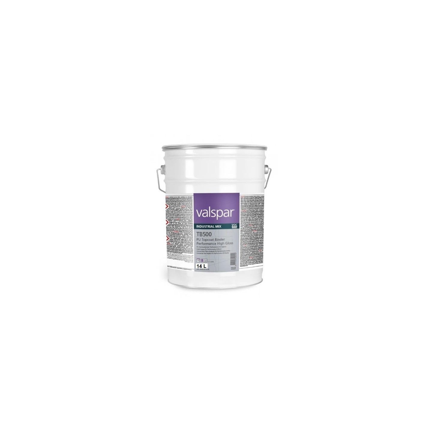 14L TB500 PU Topcoat binder Performance high gloss Valspar VIM