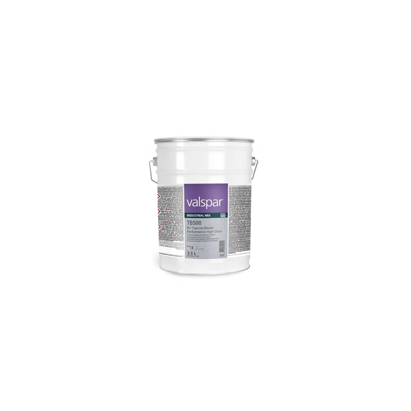 3.5L TB500 PU Topcoat binder Performance high gloss Valspar VIM