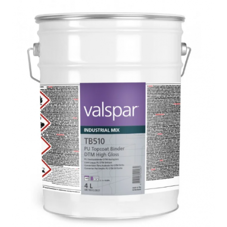 4L TB510 PU Topcoat binder DTM high gloss Valspar VIM