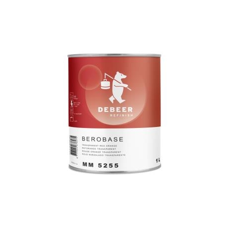 MM5255 Transparent Red Orange 1 Liter Mengkleur BeroBase 500 Series