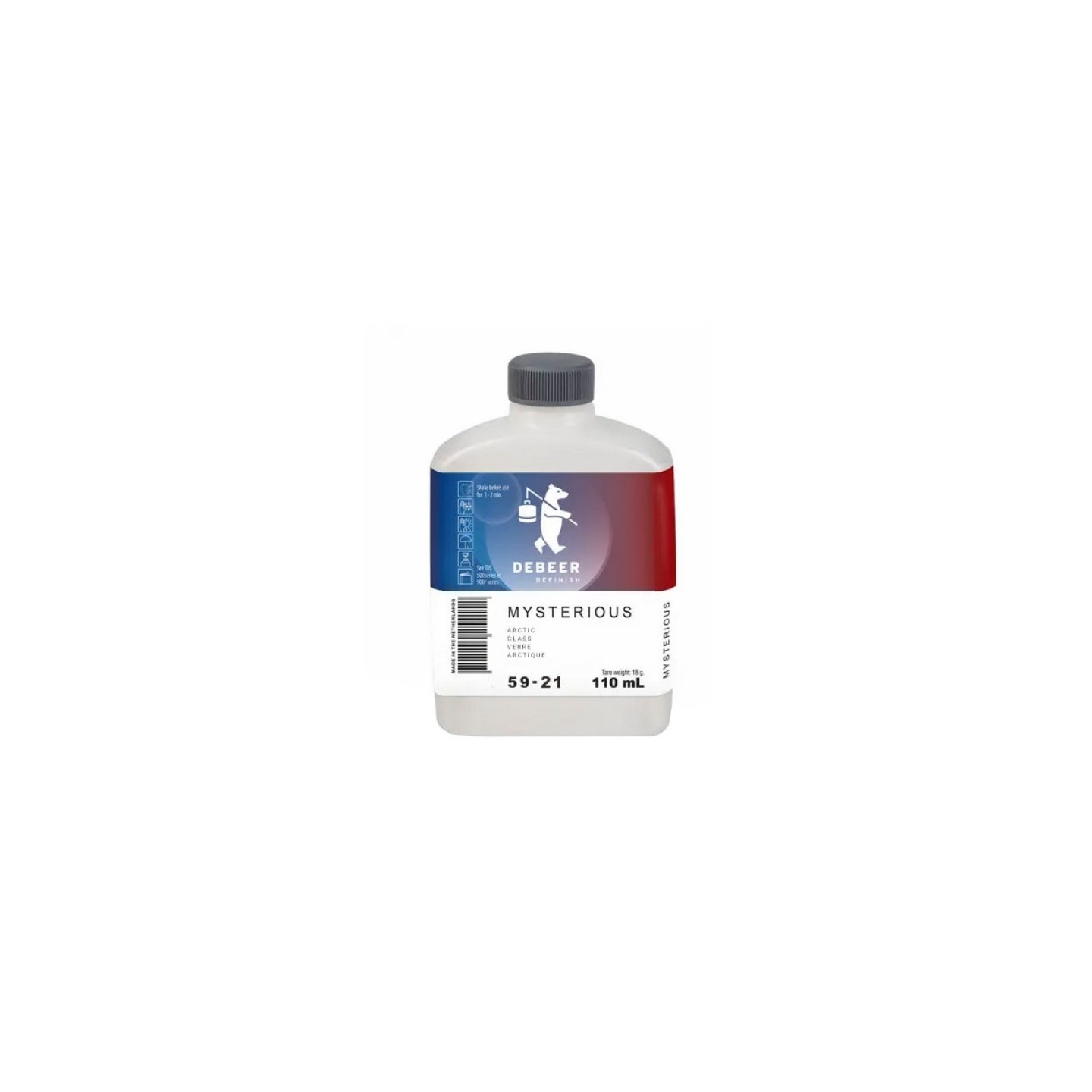 59-21 Arctic Glass 0.11 Liter mengkleur BeroBase 500 Series