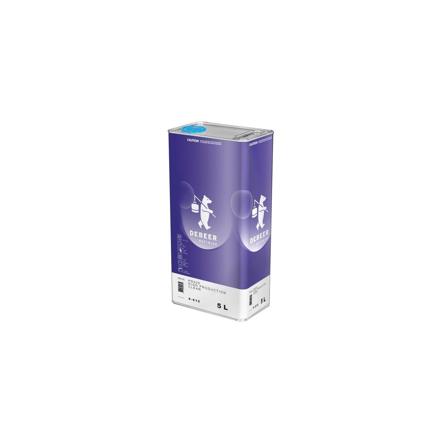 HS420 High Production Clear - 5 liter - 8-615 De Beer