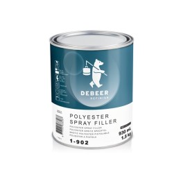 1-902 Polyester Spray Filler 1.5 kg De Beer
