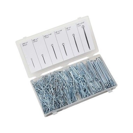 Assortiment splitpennen 1000 stuks