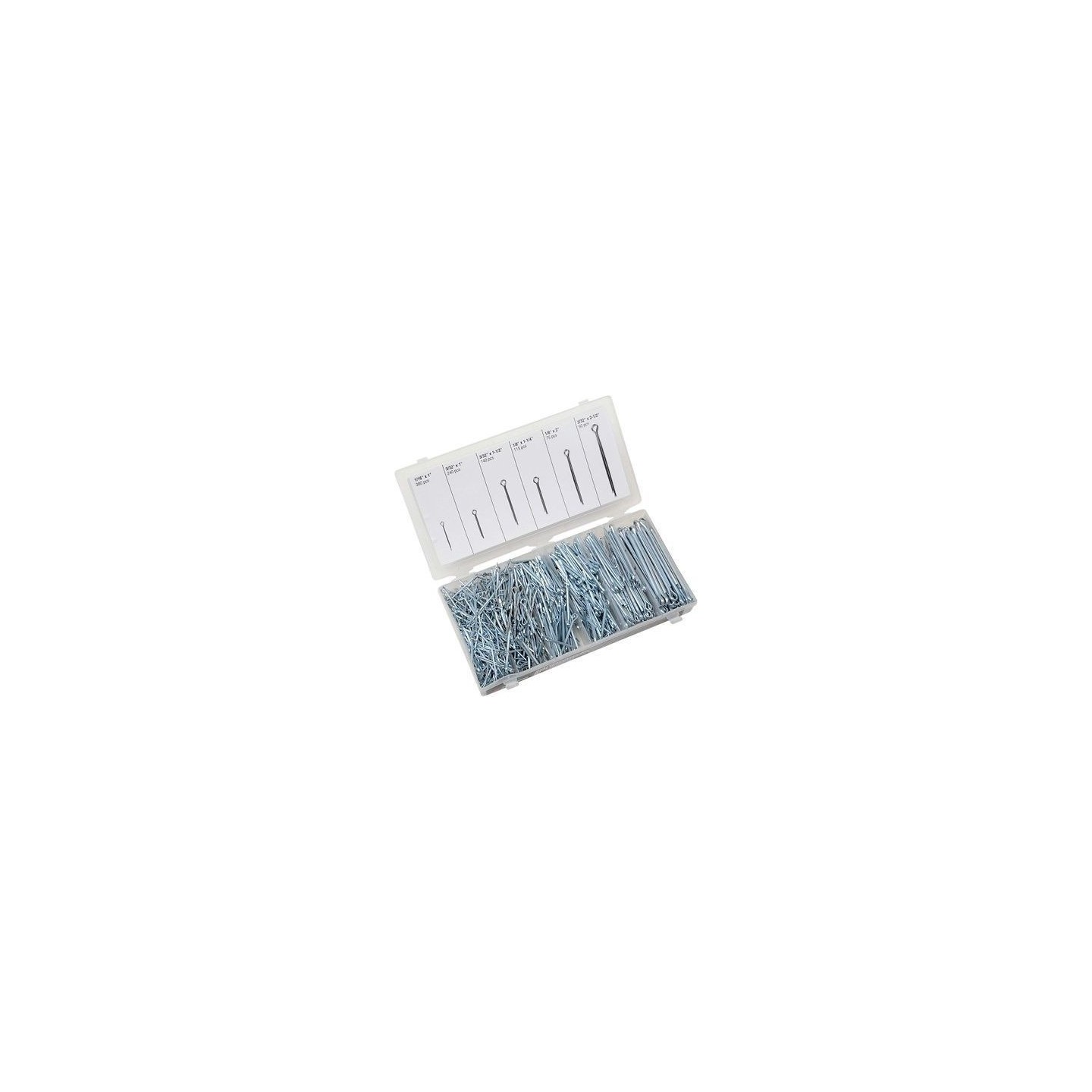 Assortiment splitpennen 1000 stuks
