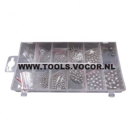 Assortiment stalen kogels 470 delig