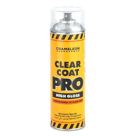 Blanke lak PRO hoogglans spuitbus 500 ml - Chamäleon