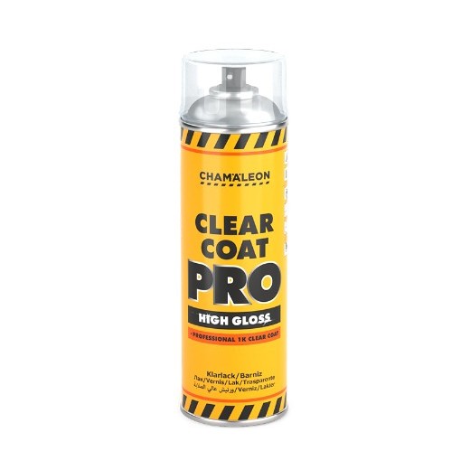 Blanke lak PRO hoogglans spuitbus 500 ml - Chamäleon