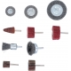 Set borstel- en schuurlamellenschijven, 10-delig BGS