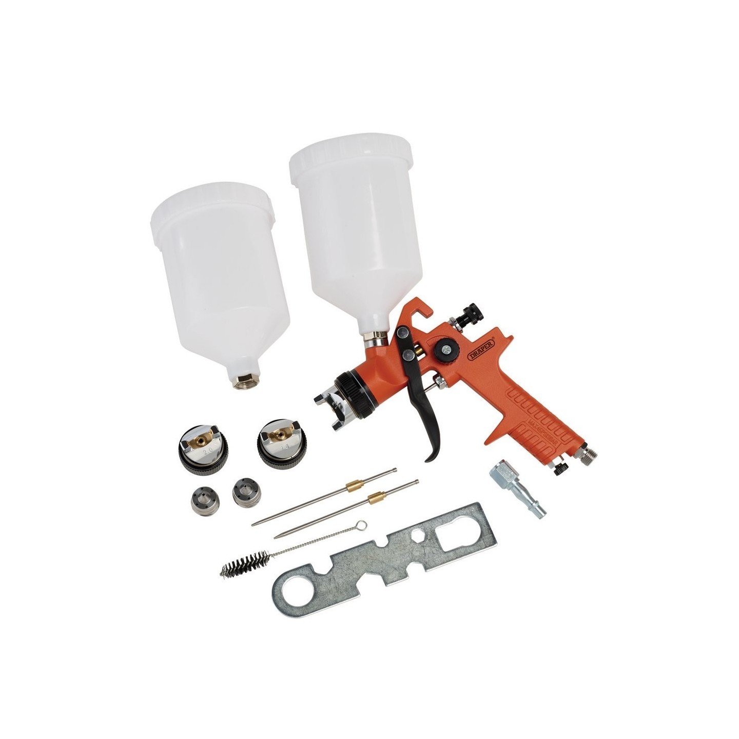 Verfspuit 600ml HVLP 1,3 - 1,4 en 2 mm nozzle