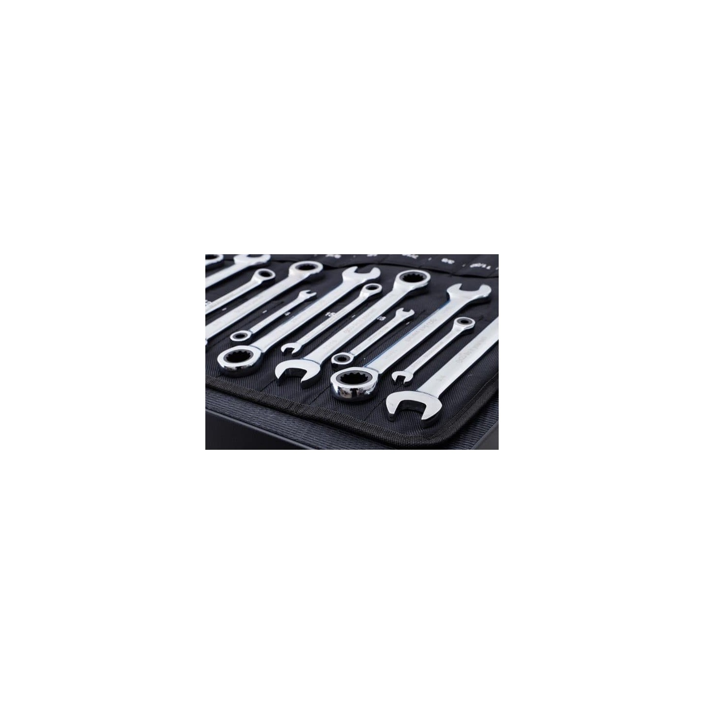 Ring/steeksleutel set 12-delig INCH maten