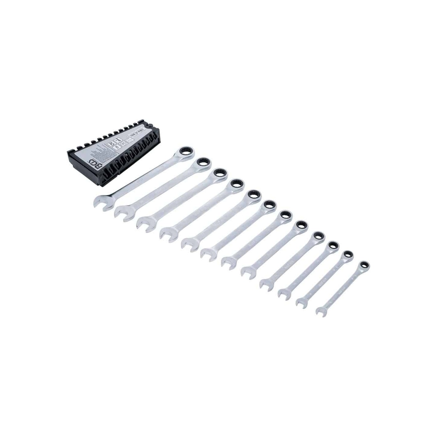 Ratelring-steeksleutel set , metrisch,  12-delig BGS 6544